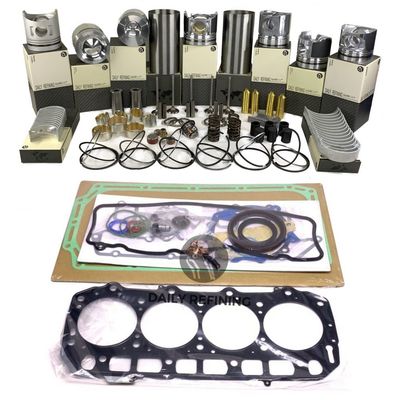Kit de reconstrução kit de revisão PARA peças de reposição komatsu S6D105 camisas de cilindro pistões kit de juntas anéis de pistão