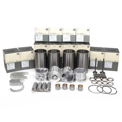 Kit de reconstrução/revisão PC200-5 PC120-5 6d95 4D95 para peças de reposição Komatsu, camisas de cilindro, pistões, kit de juntas, anéis de pistão